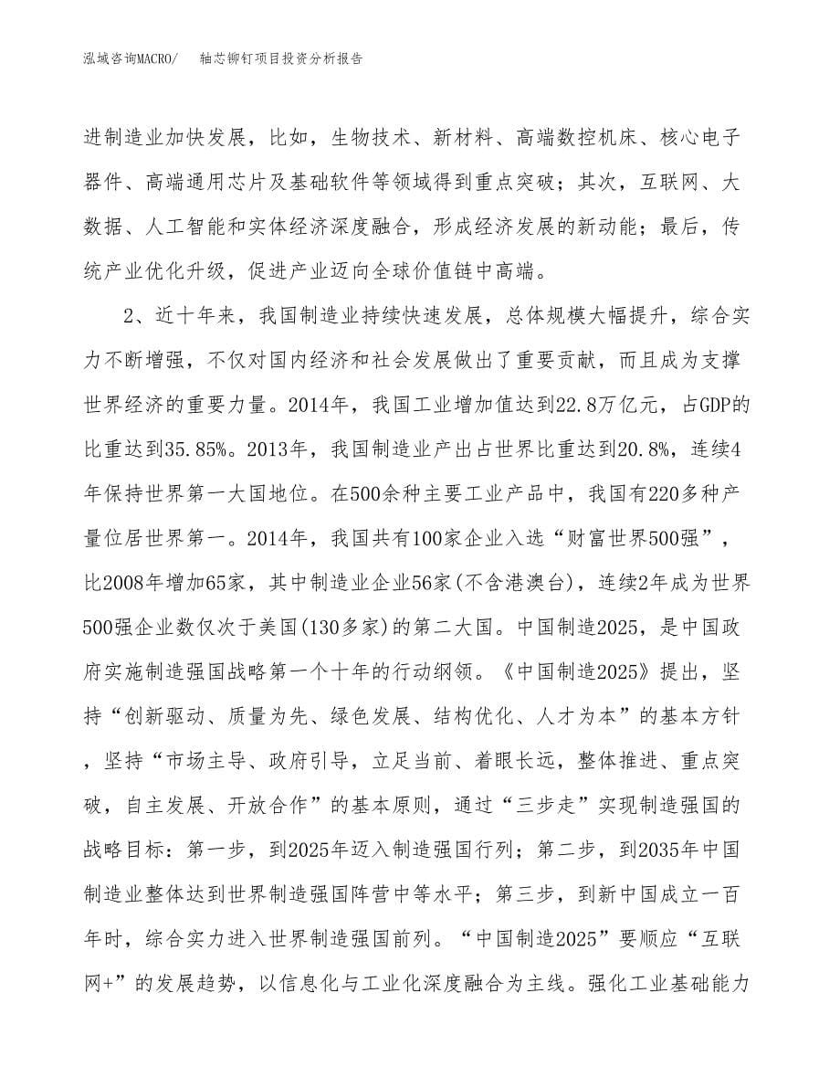 轴芯铆钉项目投资分析报告（投融资报告）.docx_第5页