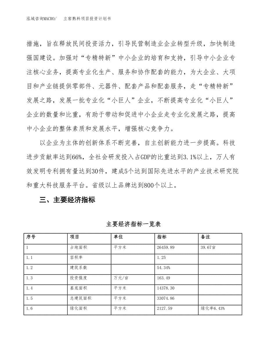 立窑熟料项目投资计划书(融资报告).docx_第5页