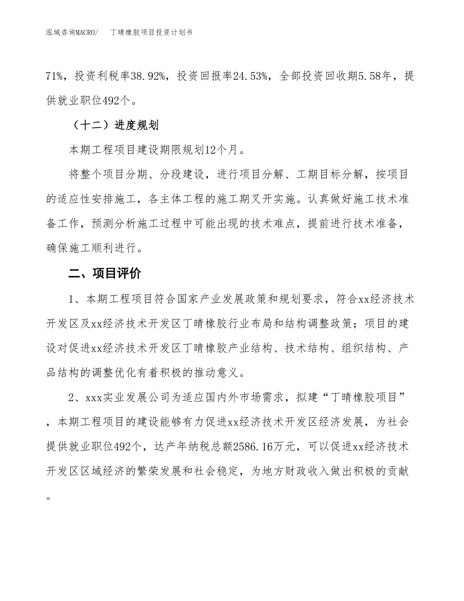 丁晴橡胶项目投资计划书(融资报告).docx_第3页