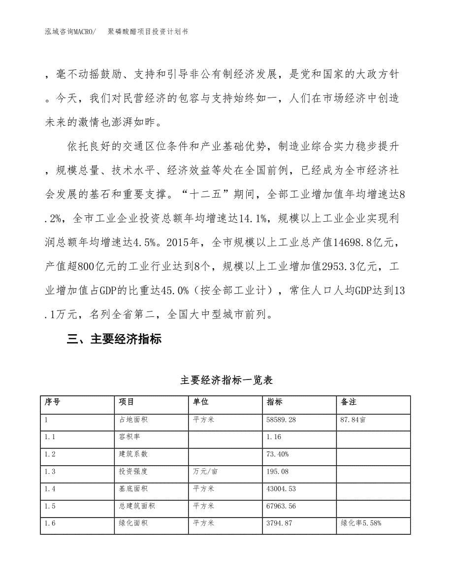 聚磷酸醋项目投资计划书(融资报告).docx_第5页