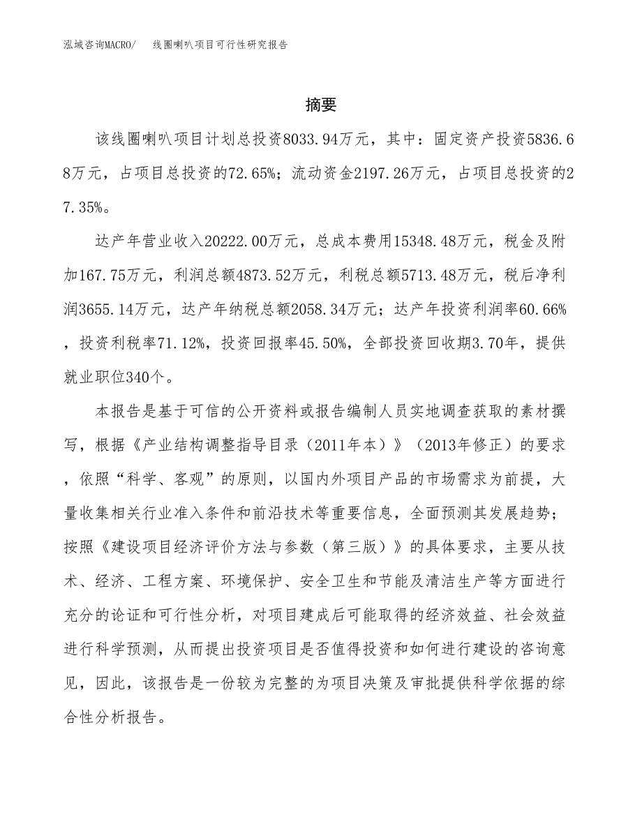 线圈喇叭项目可行性研究报告标准模板.docx_第2页