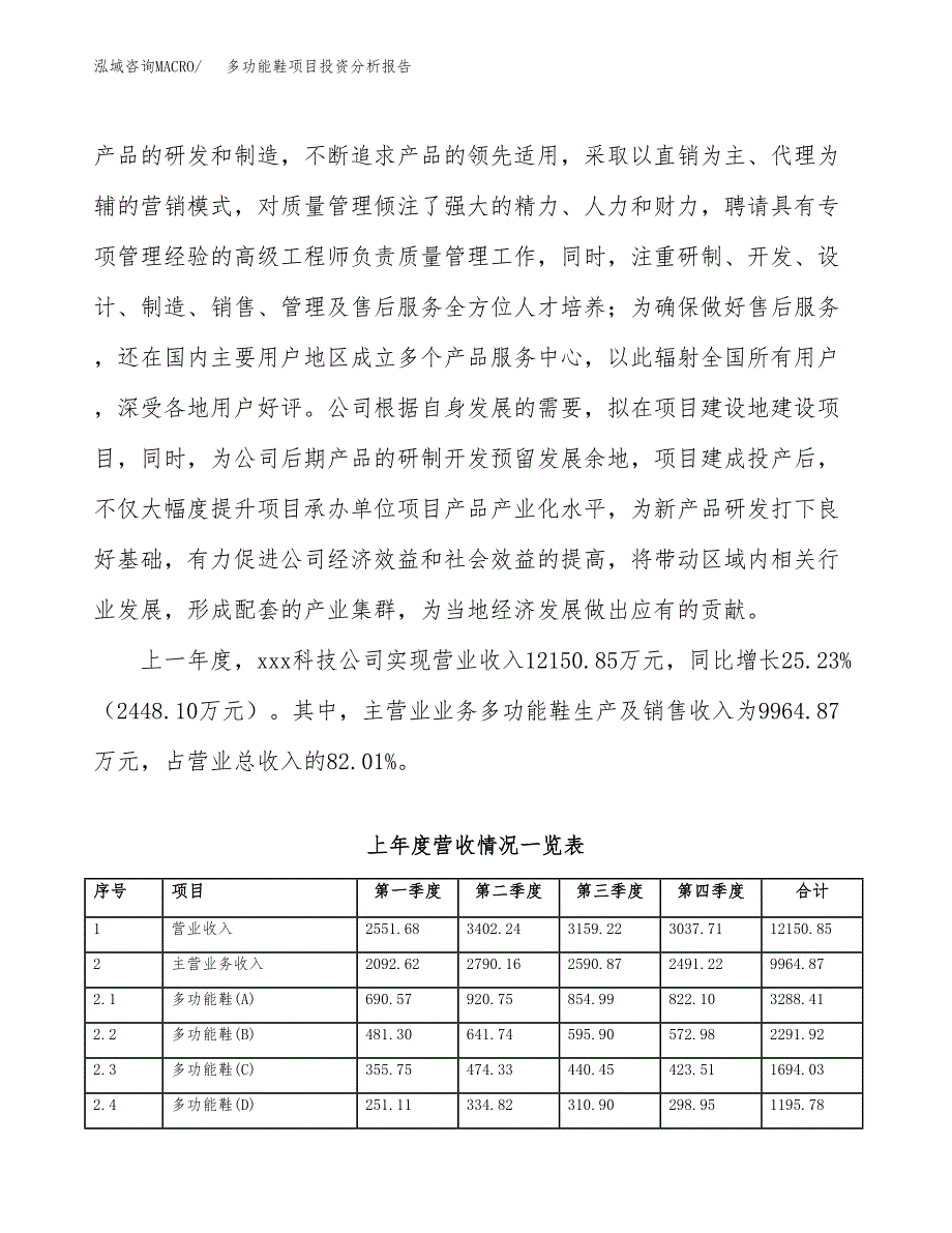 多功能鞋项目投资分析报告（投融资报告）.docx_第2页