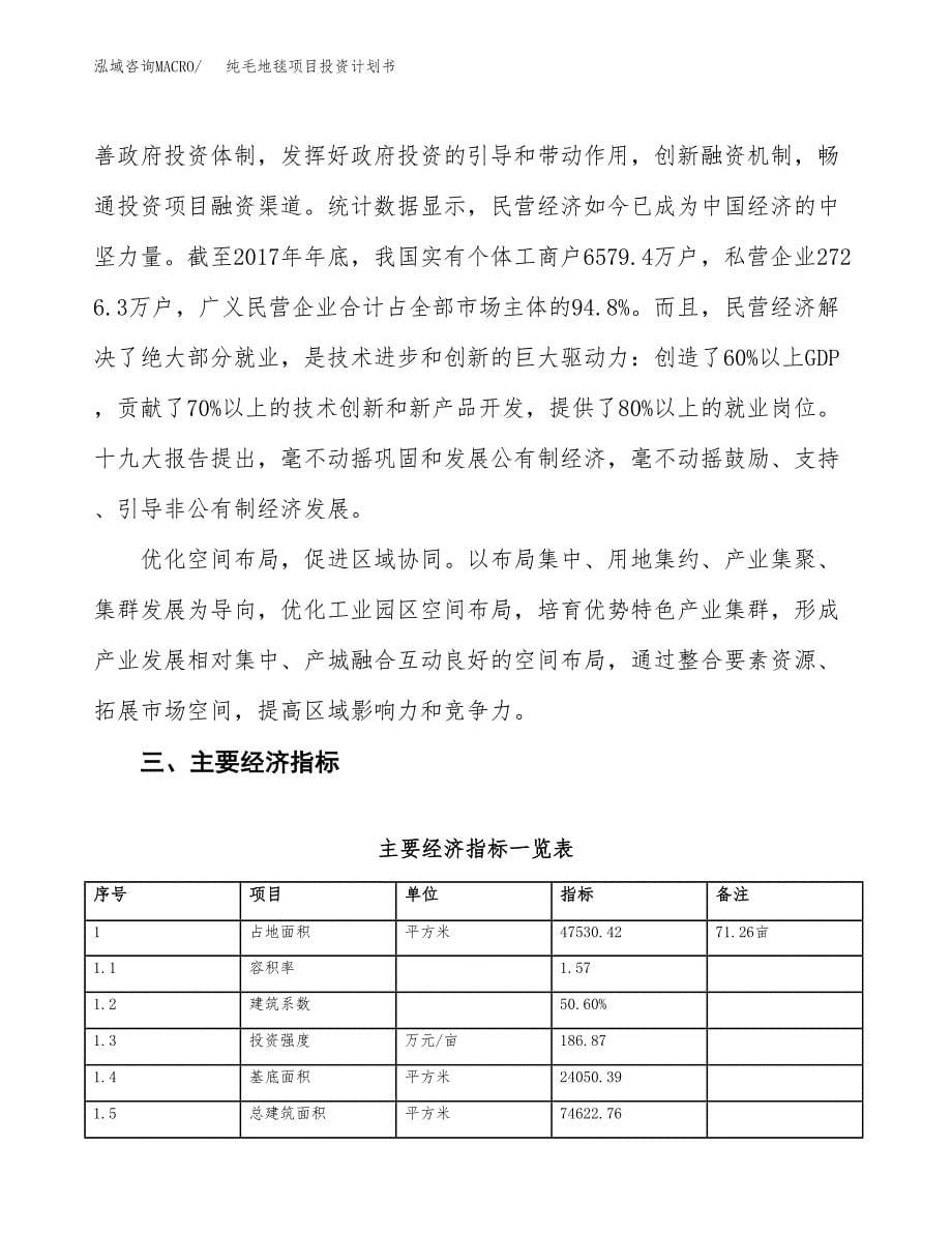 纯毛地毯项目投资计划书(融资报告).docx_第5页