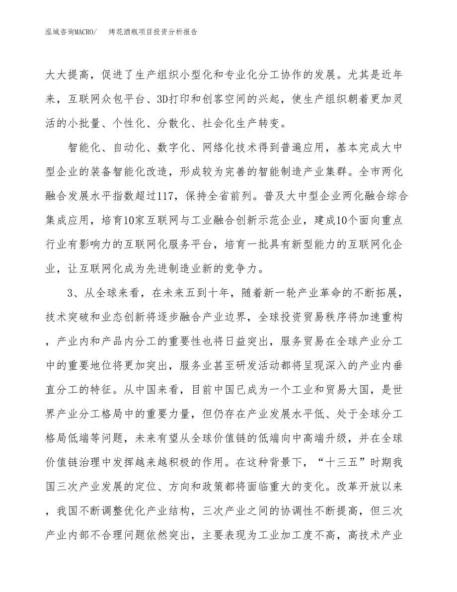 烤花酒瓶项目投资分析报告（投融资报告）.docx_第5页