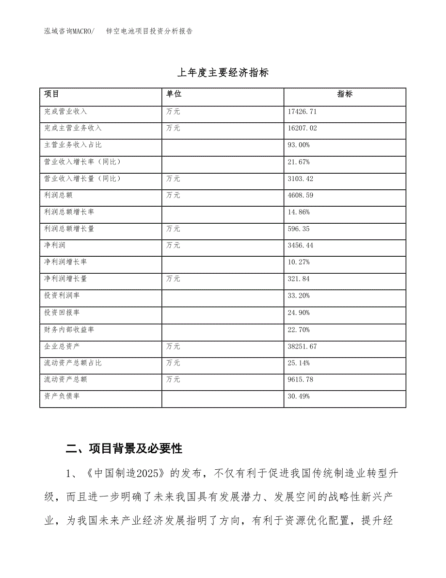 锌空电池项目投资分析报告（投融资报告）.docx_第3页