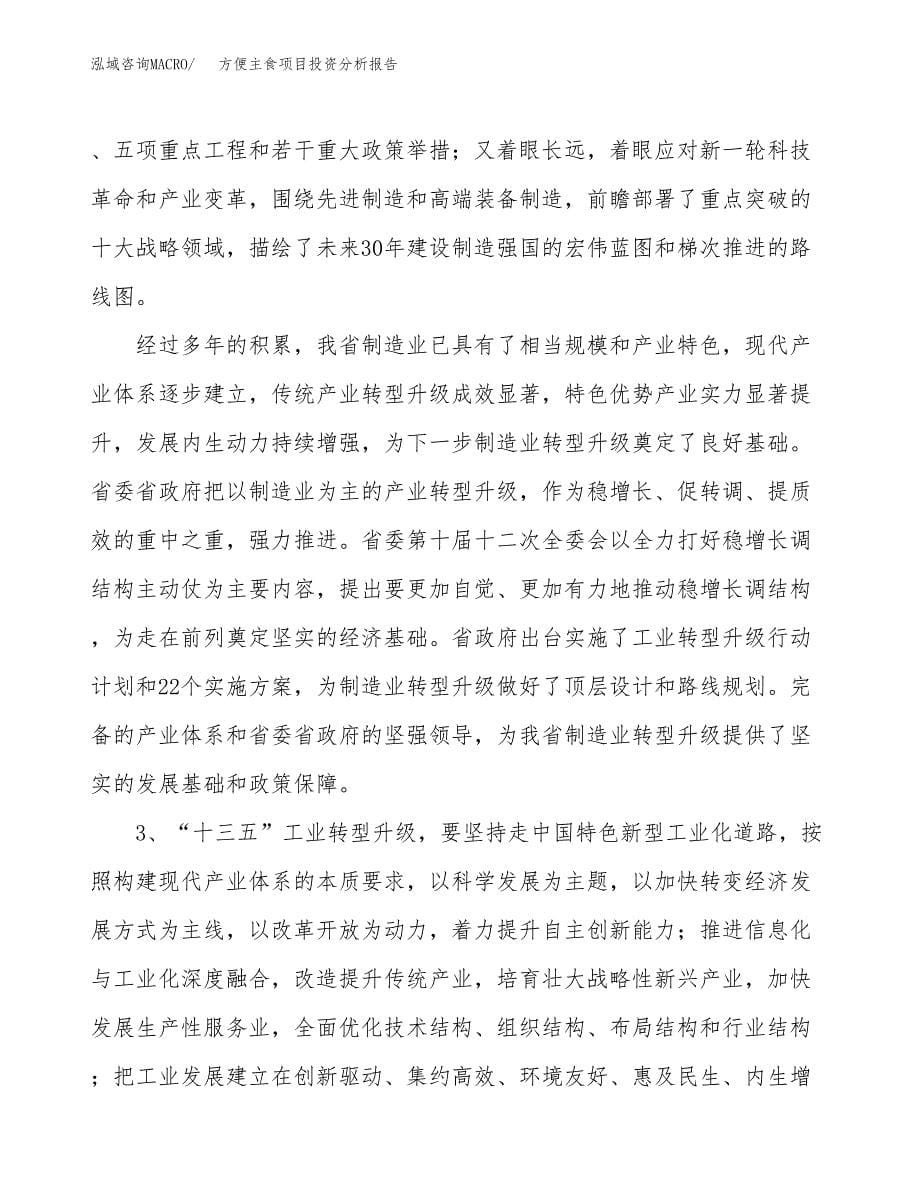 方便主食项目投资分析报告（投融资报告）.docx_第5页