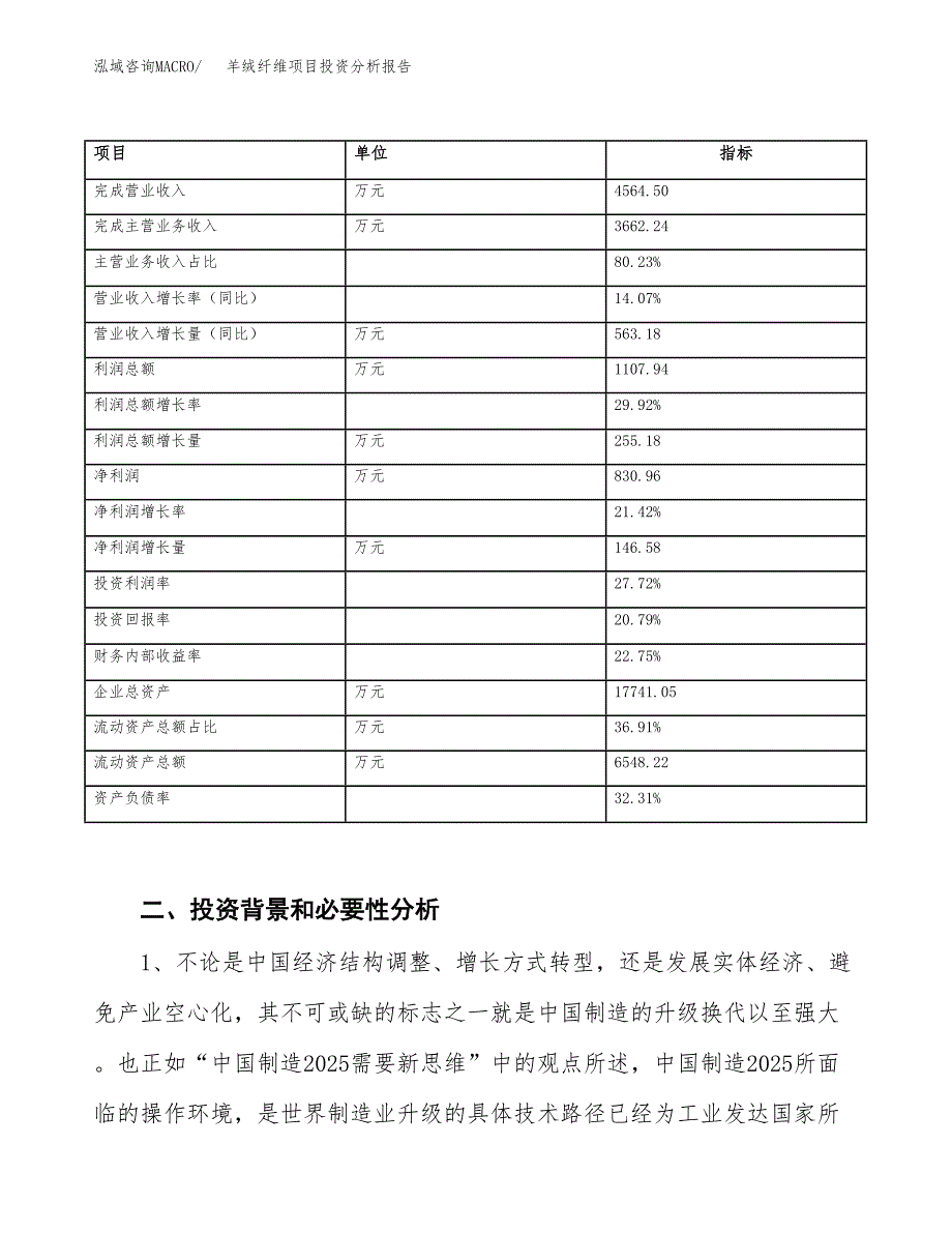 羊绒纤维项目投资分析报告（投融资报告）.docx_第3页