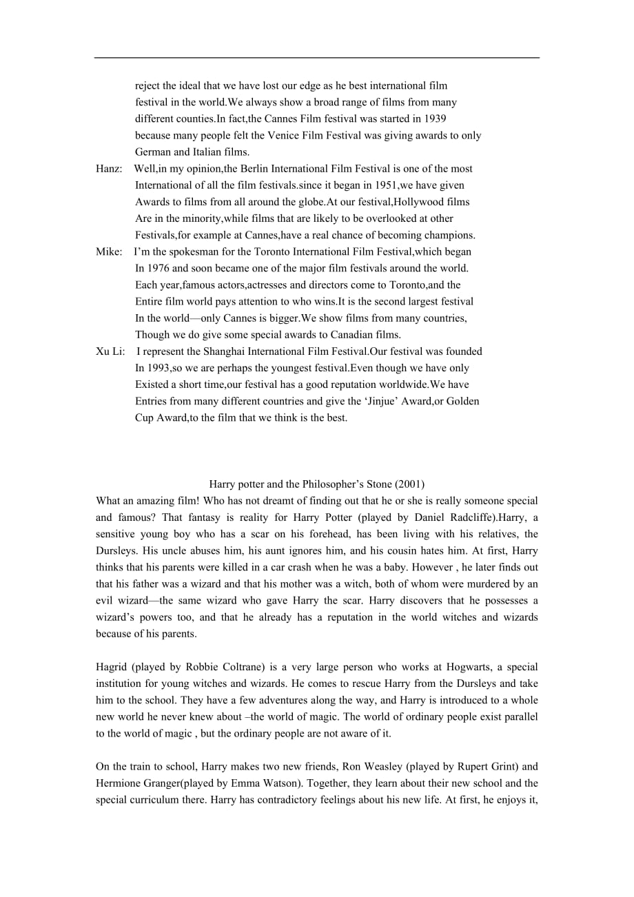 牛津版 高中英语 电子课本 模块八M8U4_第2页
