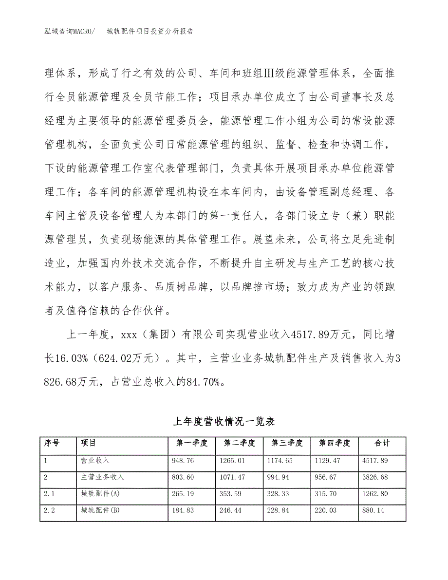 城轨配件项目投资分析报告（投融资报告）.docx_第2页