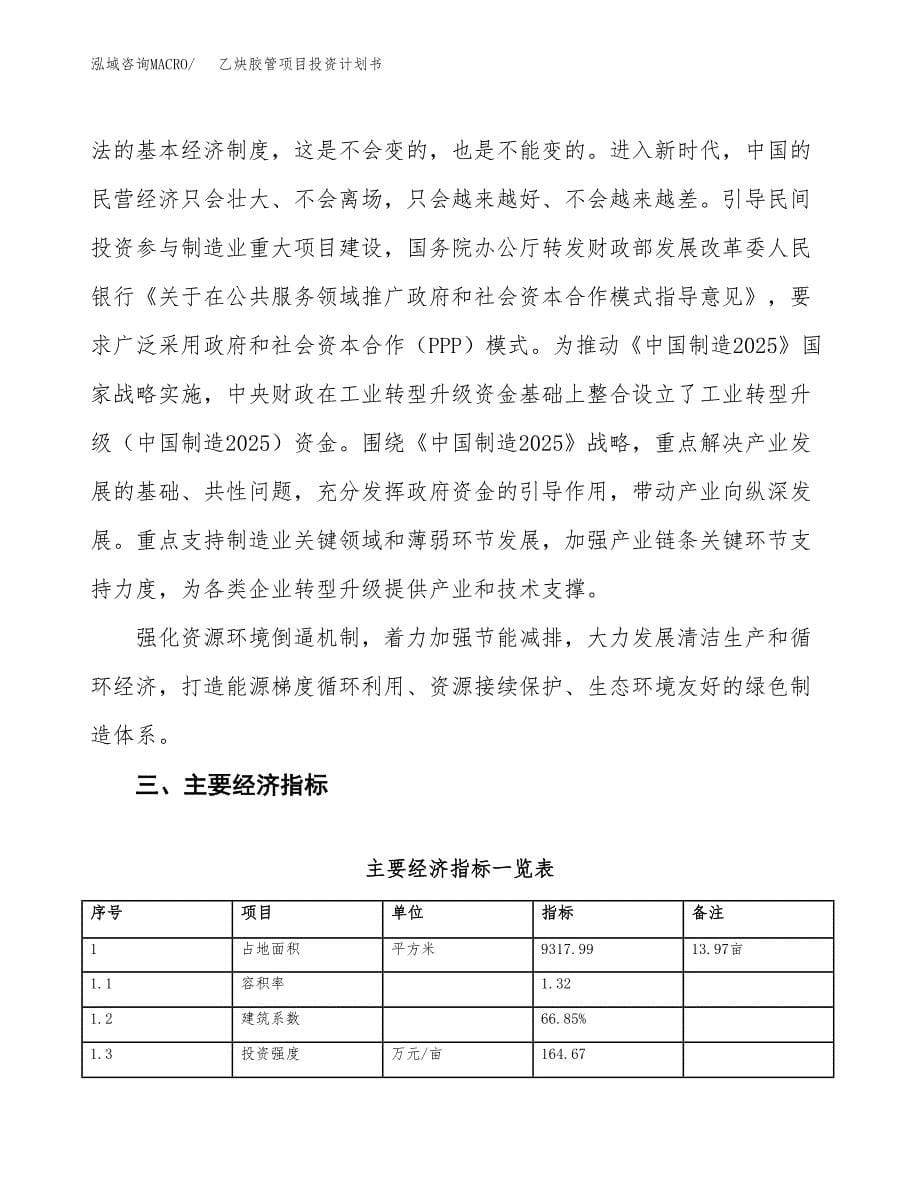 乙炔胶管项目投资计划书(融资报告).docx_第5页