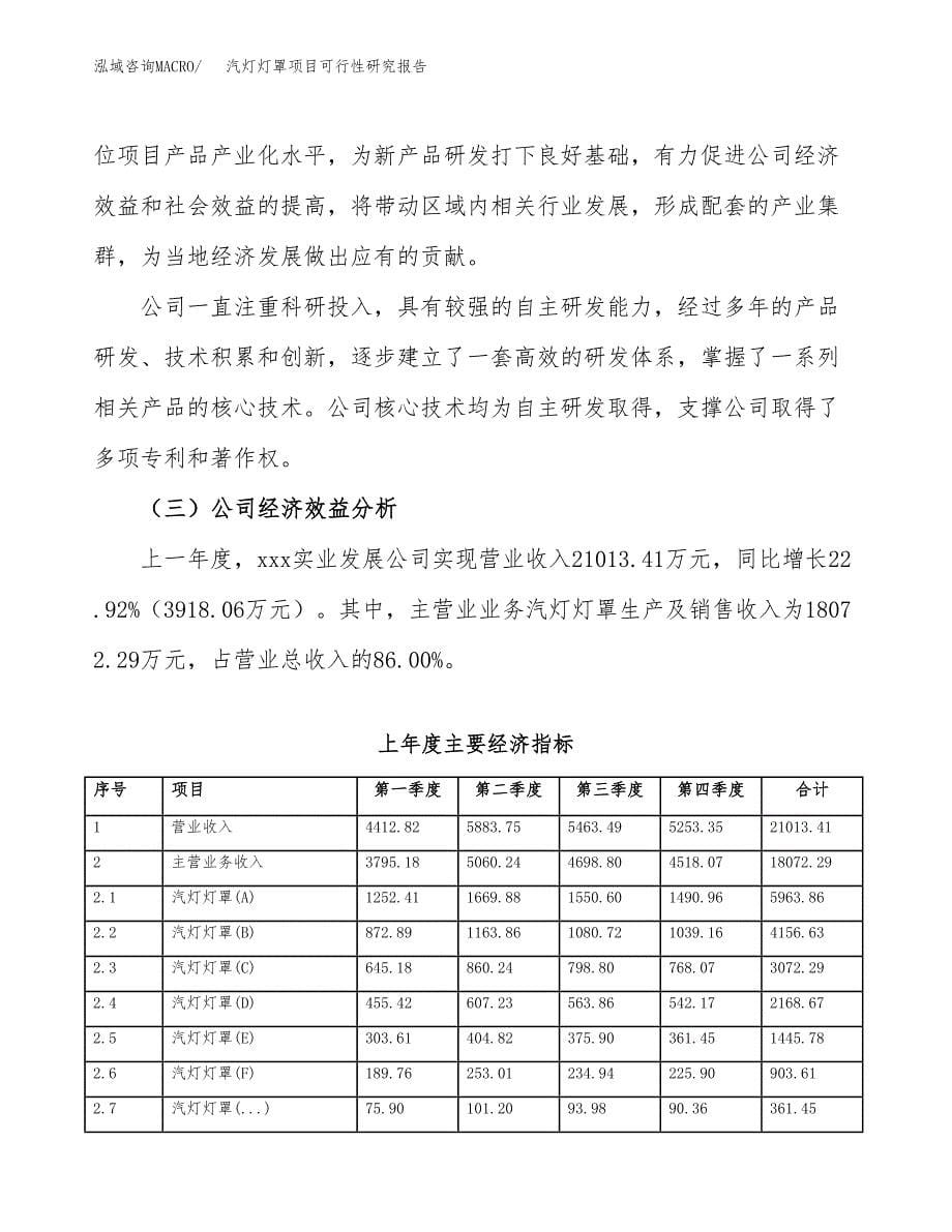 汽灯灯罩项目可行性研究报告标准模板.docx_第5页