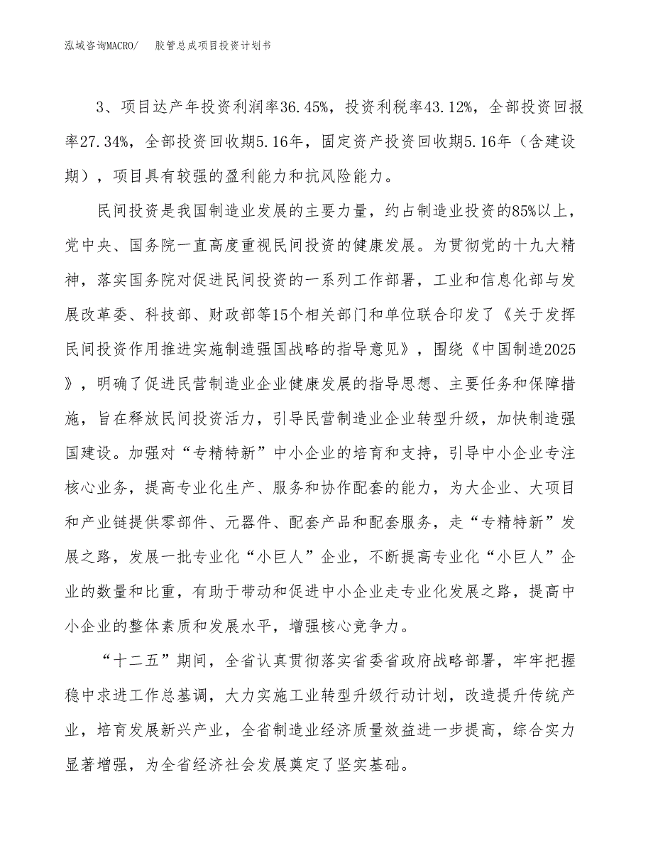 胶管总成项目投资计划书(融资报告).docx_第4页