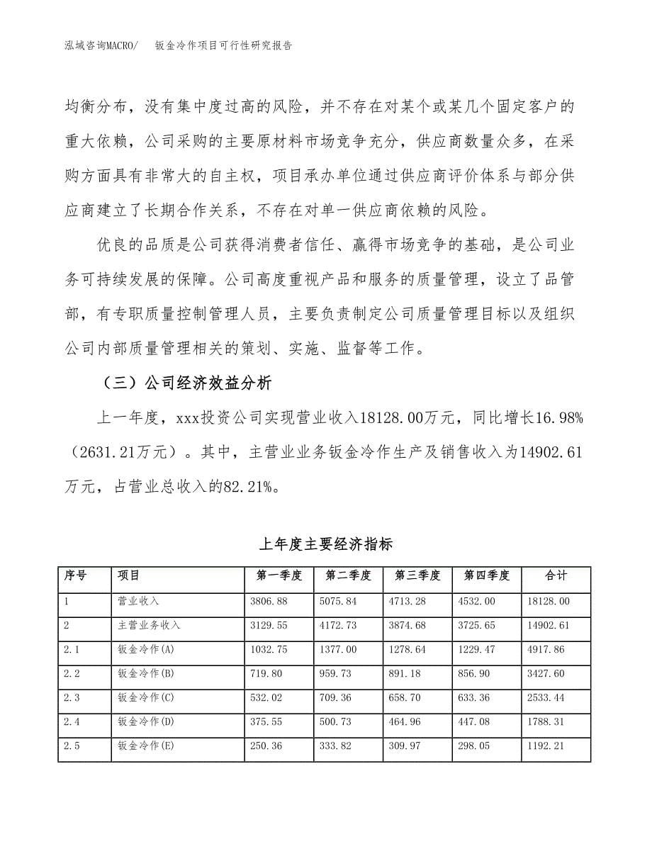 钣金冷作项目可行性研究报告标准模板.docx_第5页