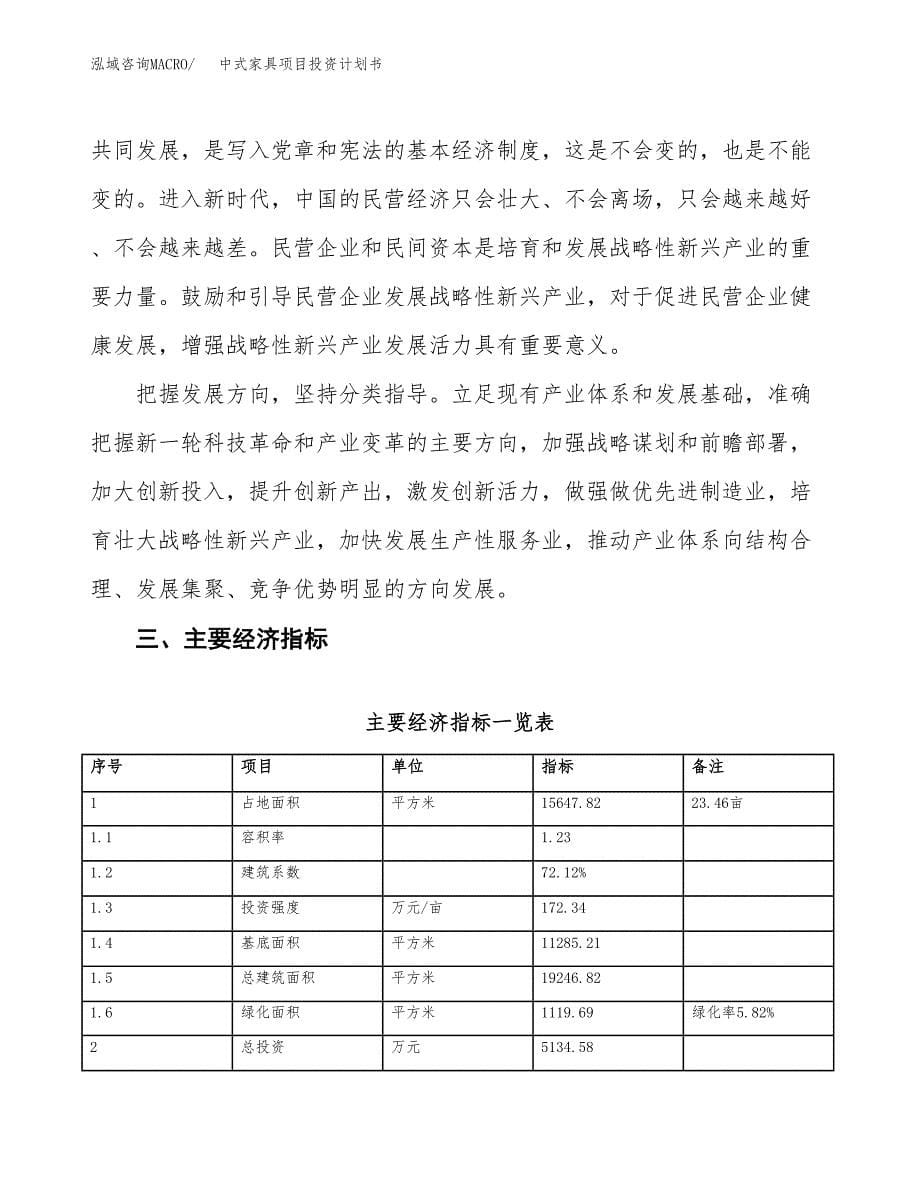 中式家具项目投资计划书(融资报告).docx_第5页