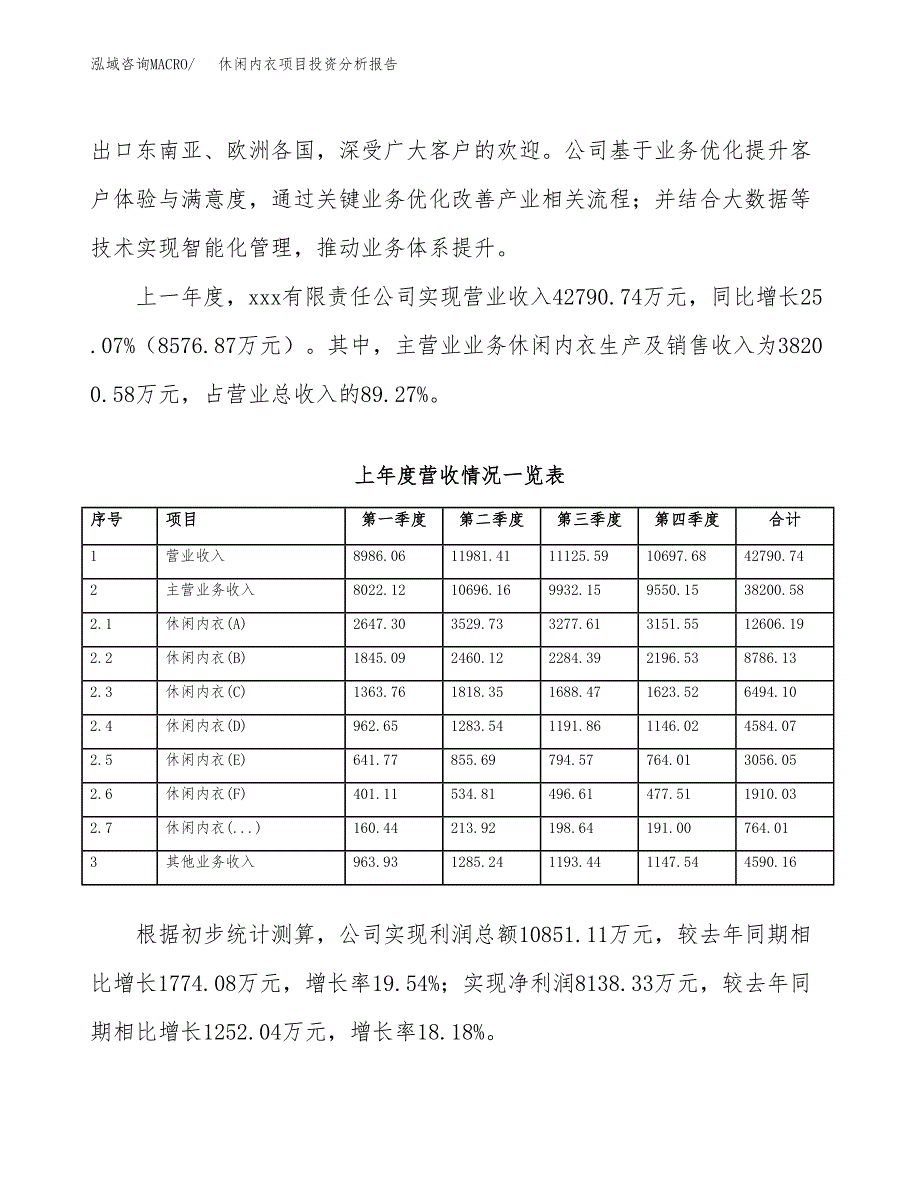 休闲内衣项目投资分析报告（投融资报告）.docx_第2页