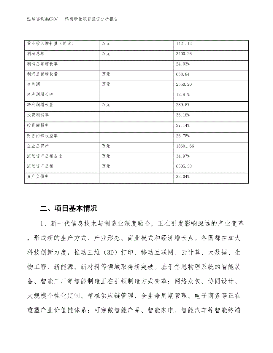 鸭嘴砂轮项目投资分析报告（投融资报告）.docx_第3页