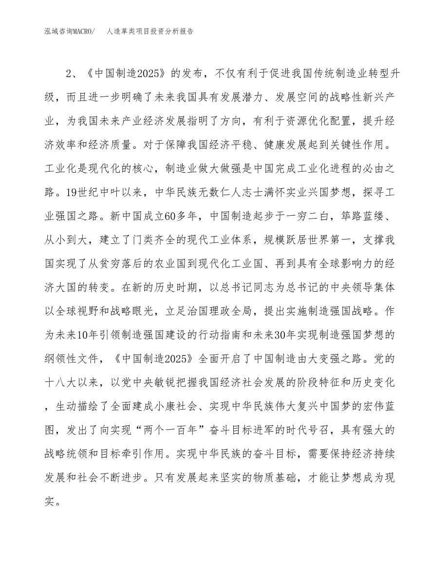 人造革类项目投资分析报告（投融资报告）.docx_第5页