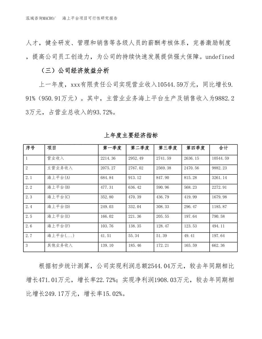 海上平台项目可行性研究报告标准模板.docx_第5页