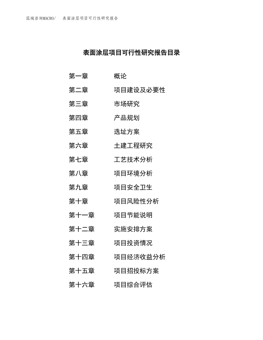 表面涂层项目可行性研究报告标准模板.docx_第3页