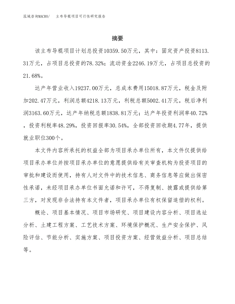 主布导棍项目可行性研究报告标准模板.docx_第2页