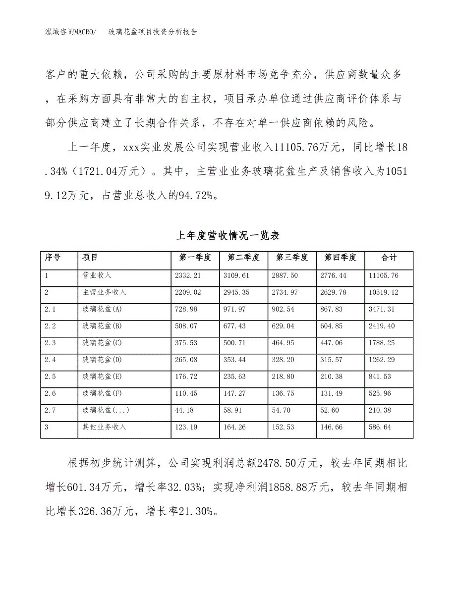 玻璃花盆项目投资分析报告（投融资报告）.docx_第2页