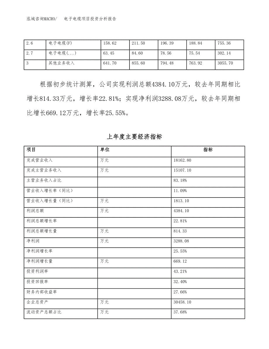 电子电缆项目投资分析报告（投融资报告）.docx_第3页