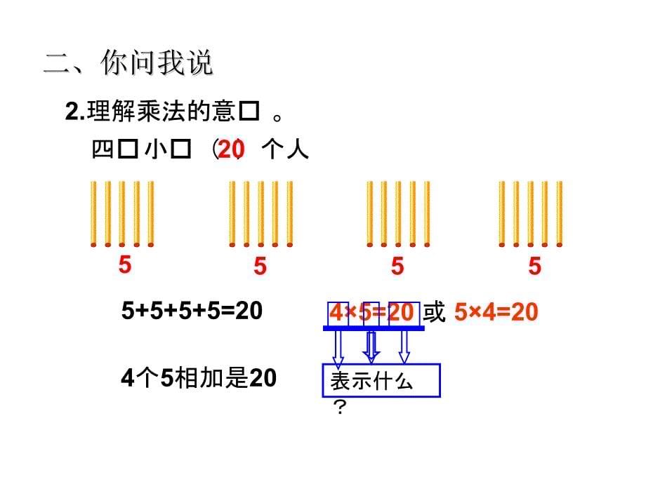 青岛版数学二上学期（63制） 优选课件 4 5的乘法口诀.pdf_第5页