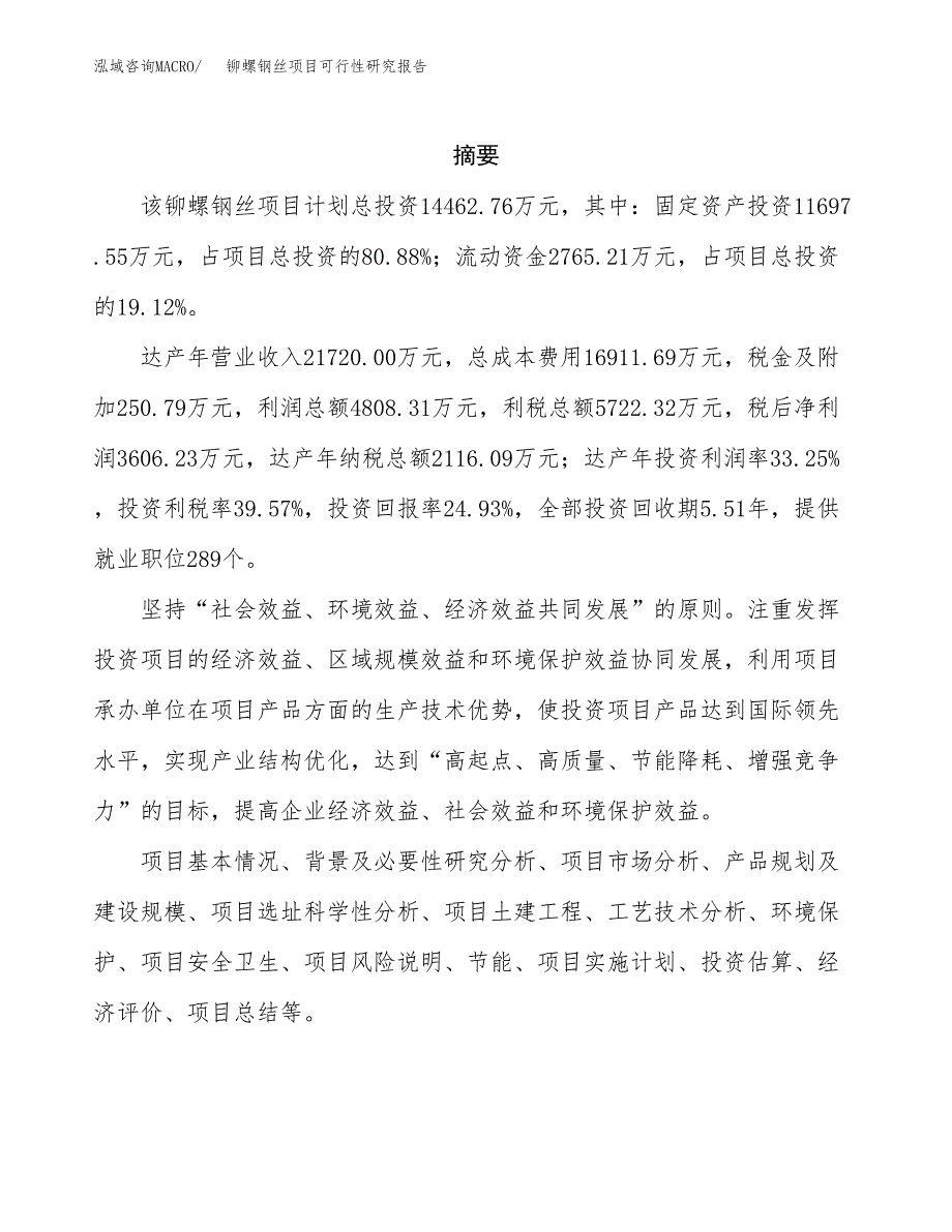 铆螺钢丝项目可行性研究报告标准模板.docx_第2页