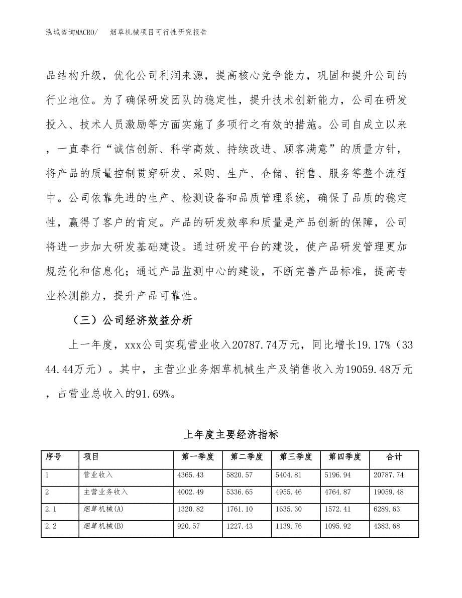 烟草机械项目可行性研究报告标准模板.docx_第5页