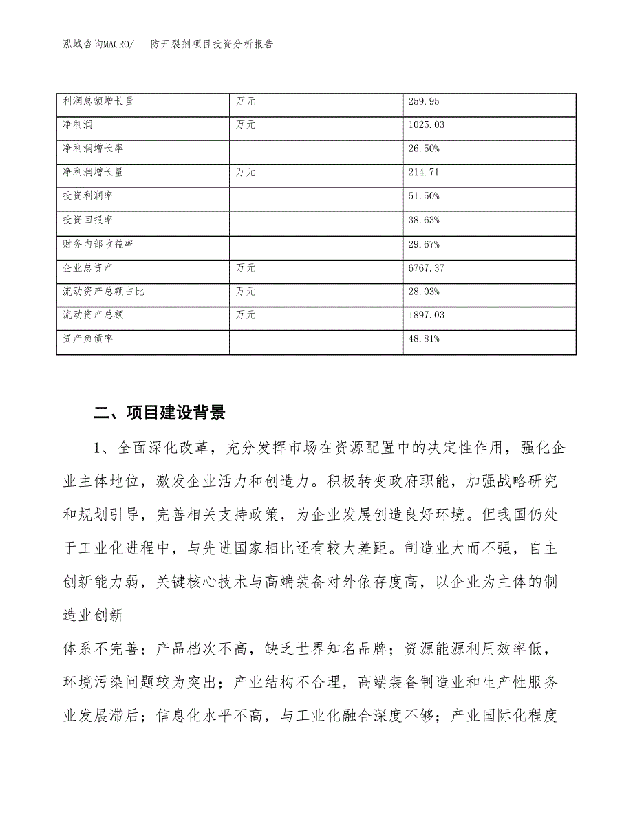 防开裂剂项目投资分析报告（投融资报告）.docx_第4页