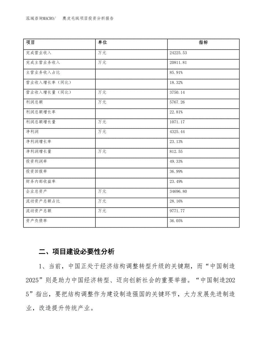 麂皮毛绒项目投资分析报告（投融资报告）.docx_第3页