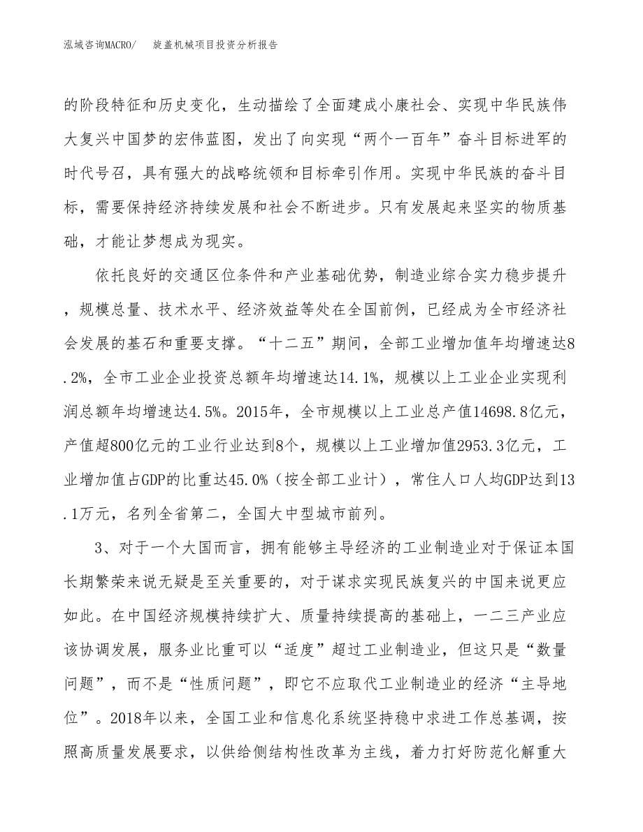 旋盖机械项目投资分析报告（投融资报告）.docx_第5页