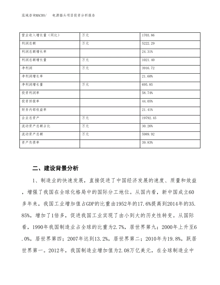 电源插头项目投资分析报告（投融资报告）.docx_第3页