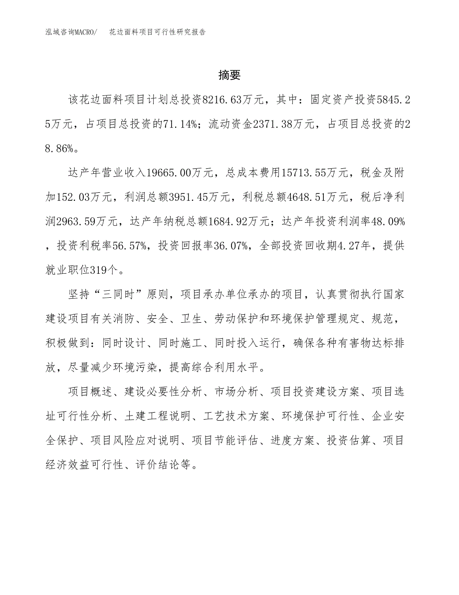 花边面料项目可行性研究报告标准模板.docx_第2页