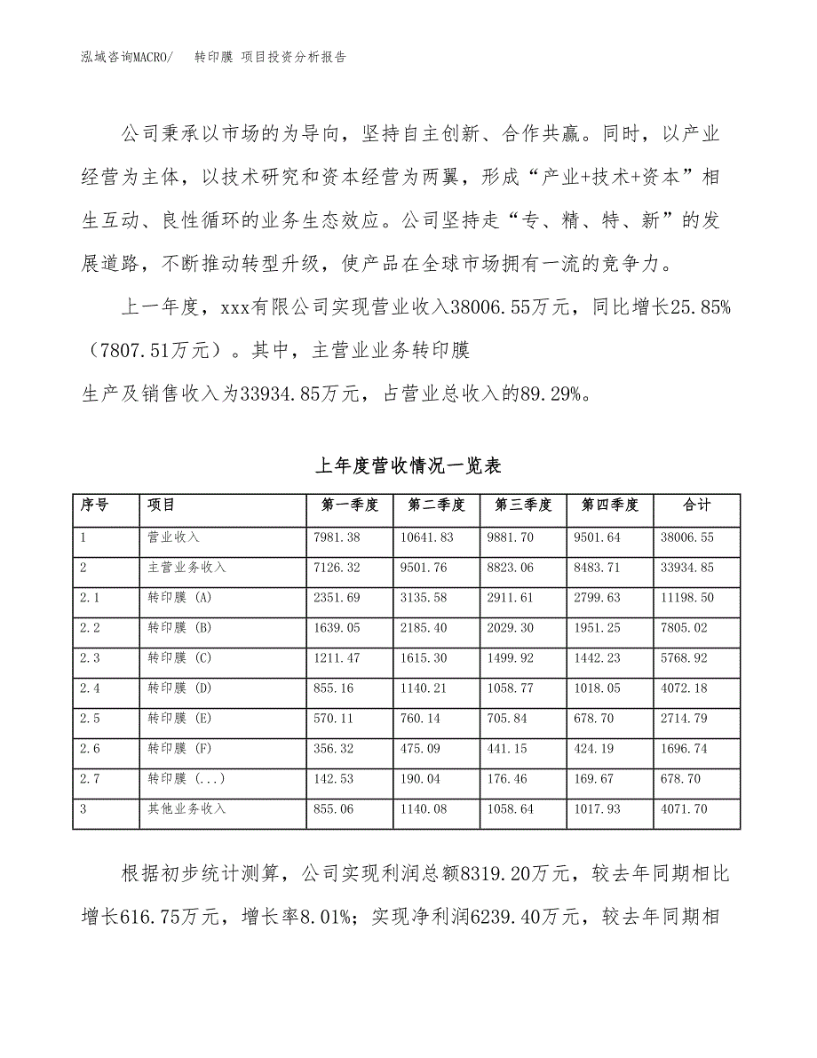 转印膜 项目投资分析报告（投融资报告）.docx_第2页