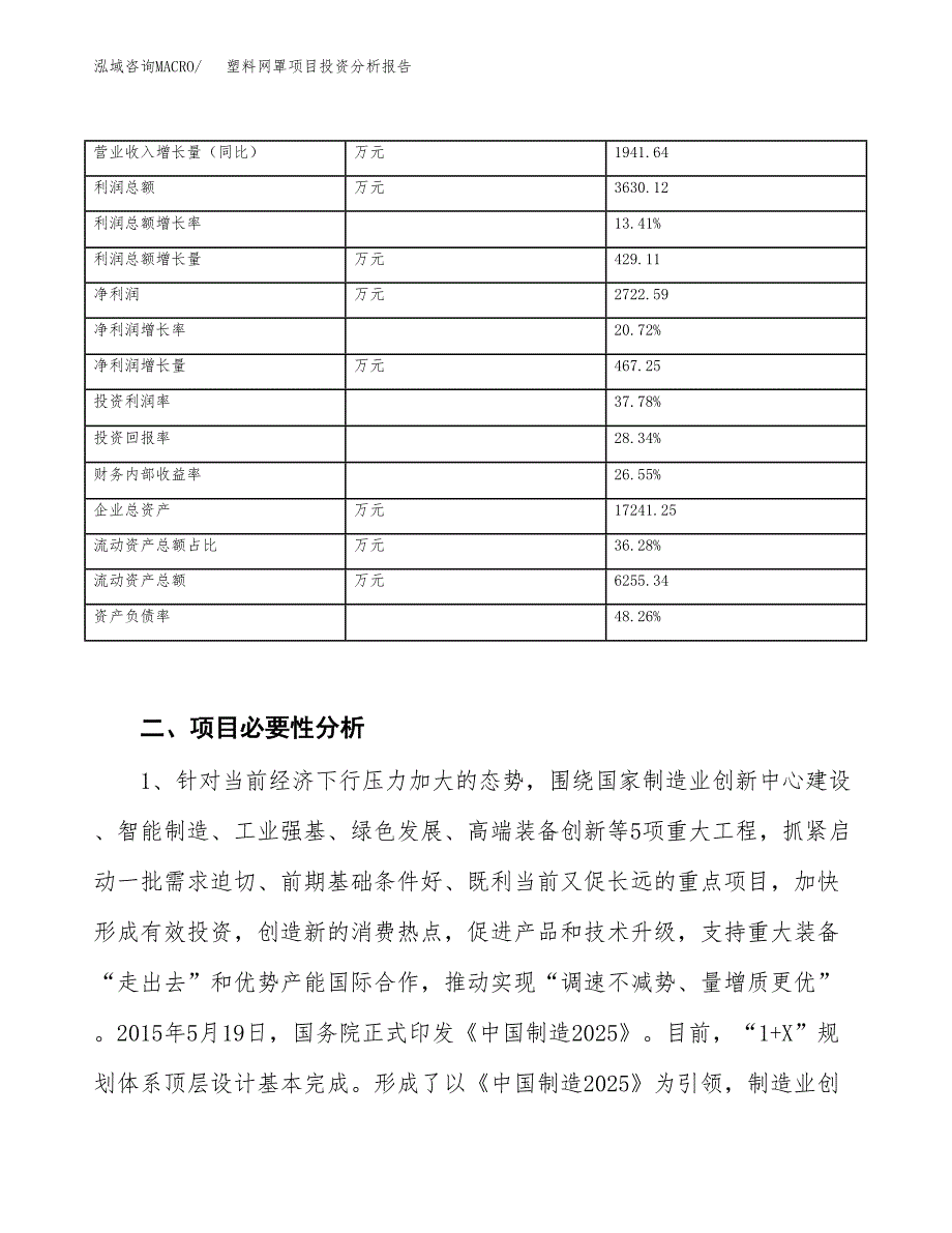 塑料网罩项目投资分析报告（投融资报告）.docx_第3页