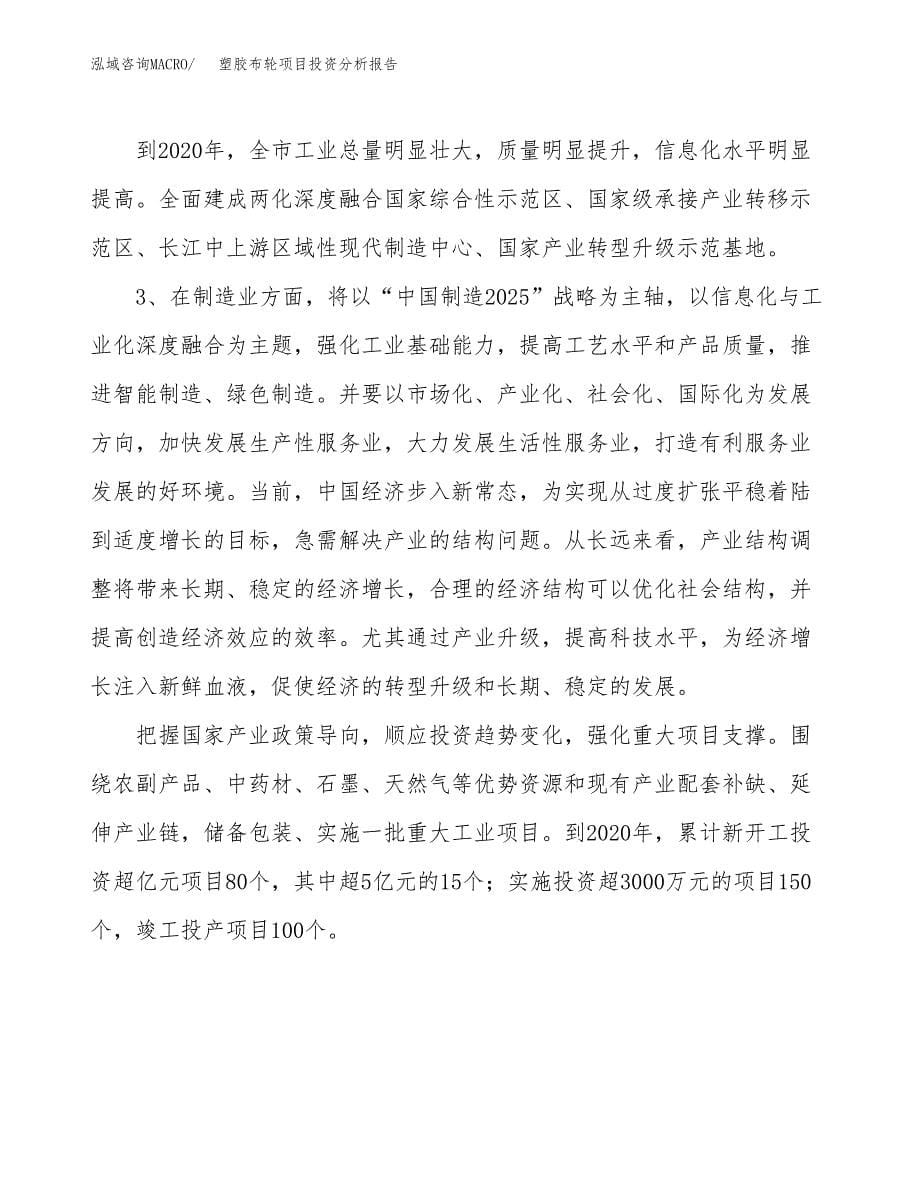 塑胶布轮项目投资分析报告（投融资报告）.docx_第5页