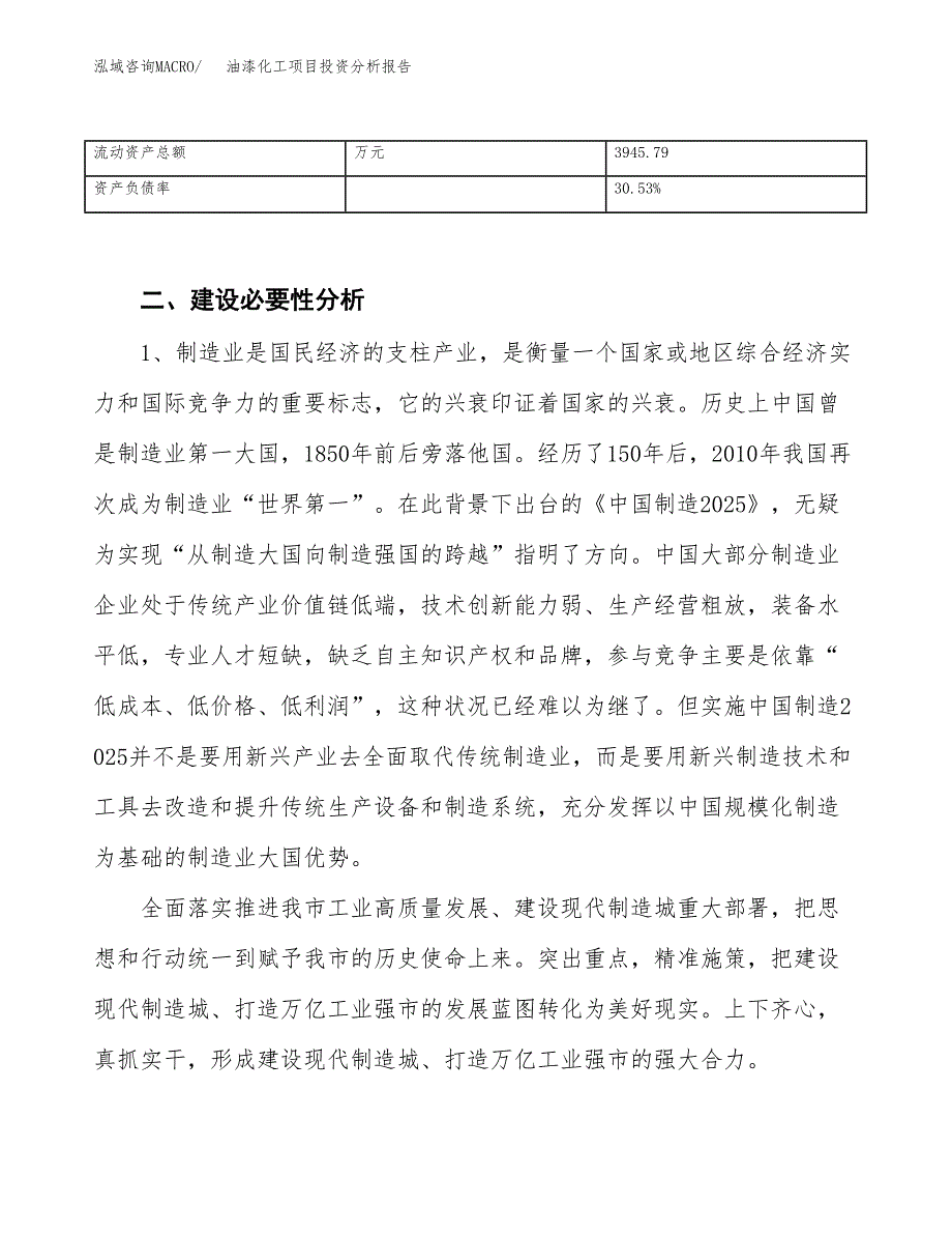 油漆化工项目投资分析报告（投融资报告）.docx_第4页