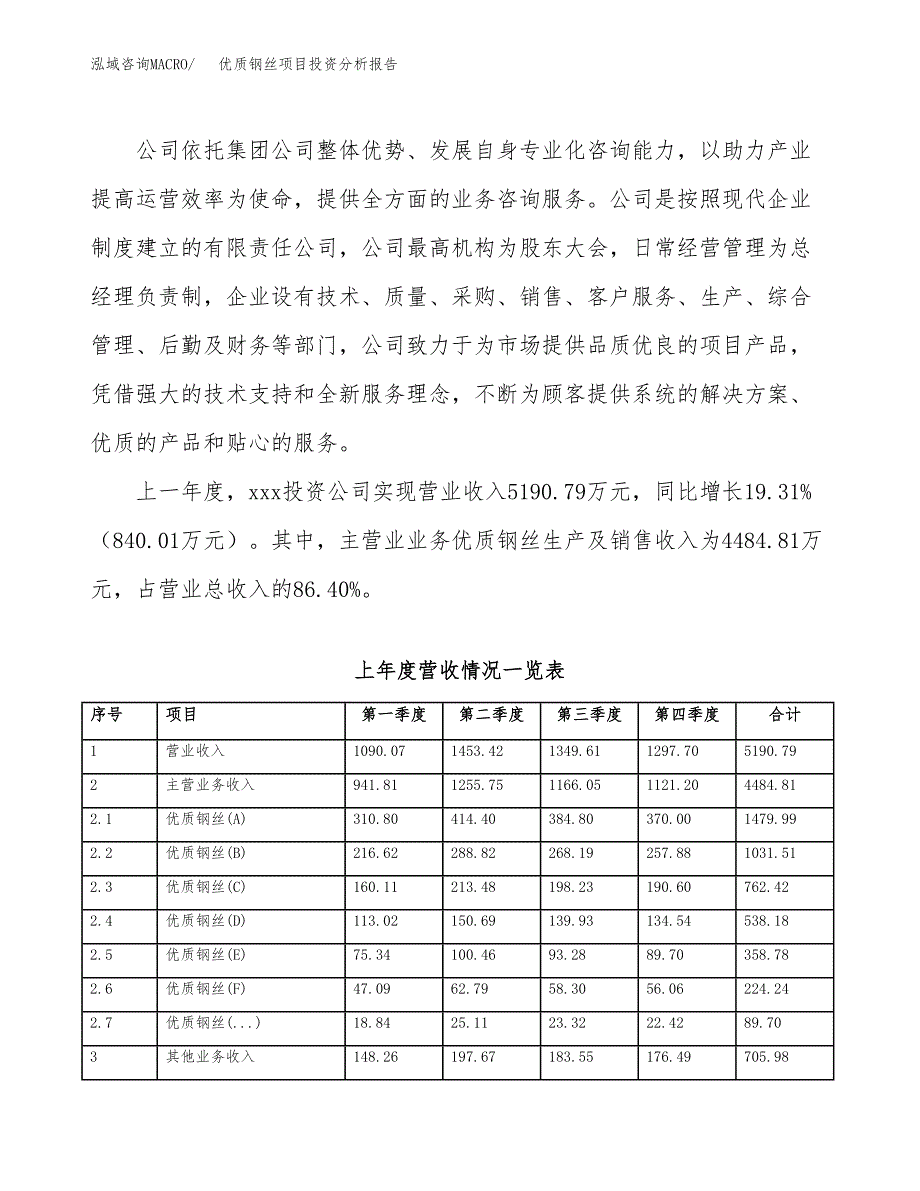 优质钢丝项目投资分析报告（投融资报告）.docx_第2页