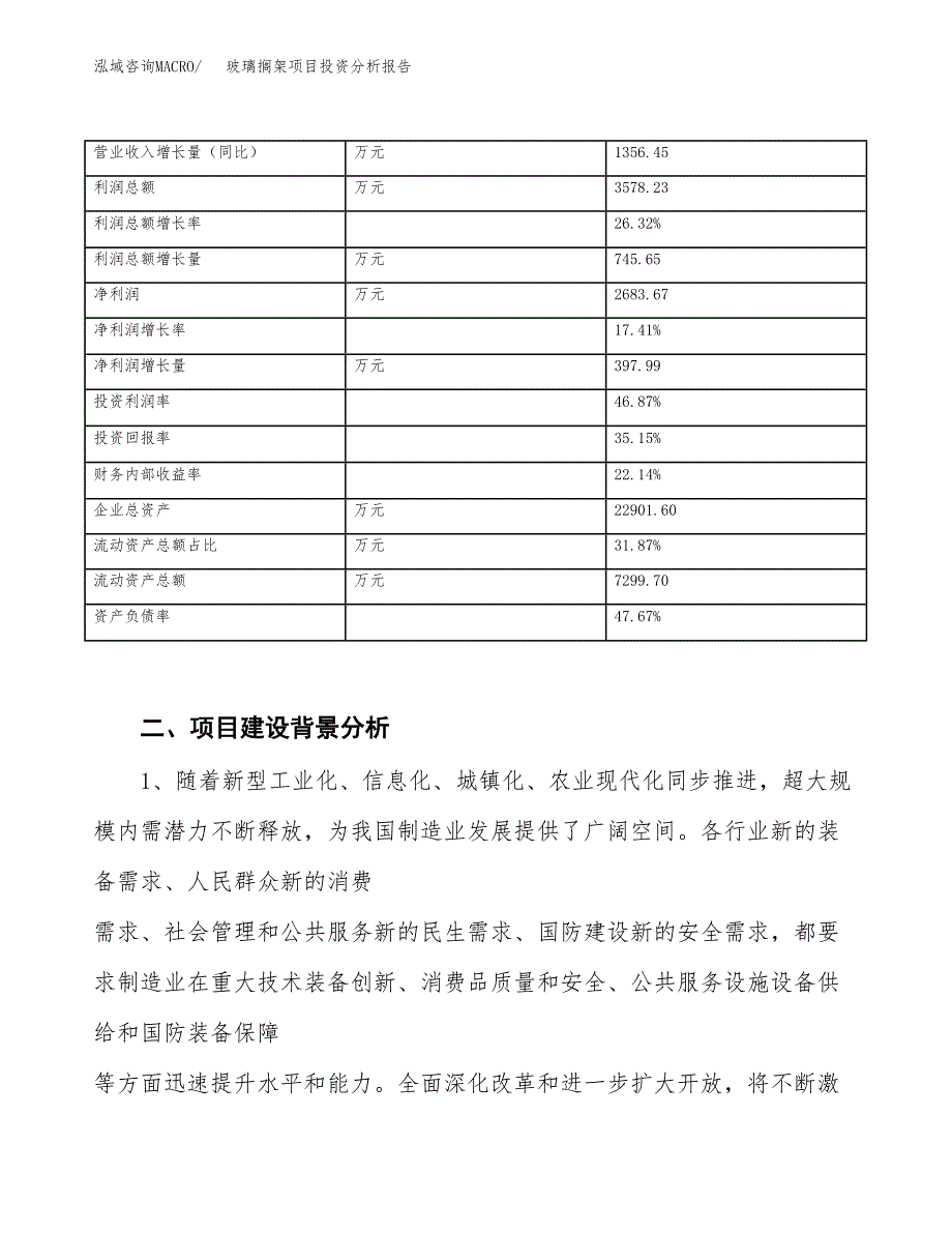 玻璃搁架项目投资分析报告（投融资报告）.docx_第3页