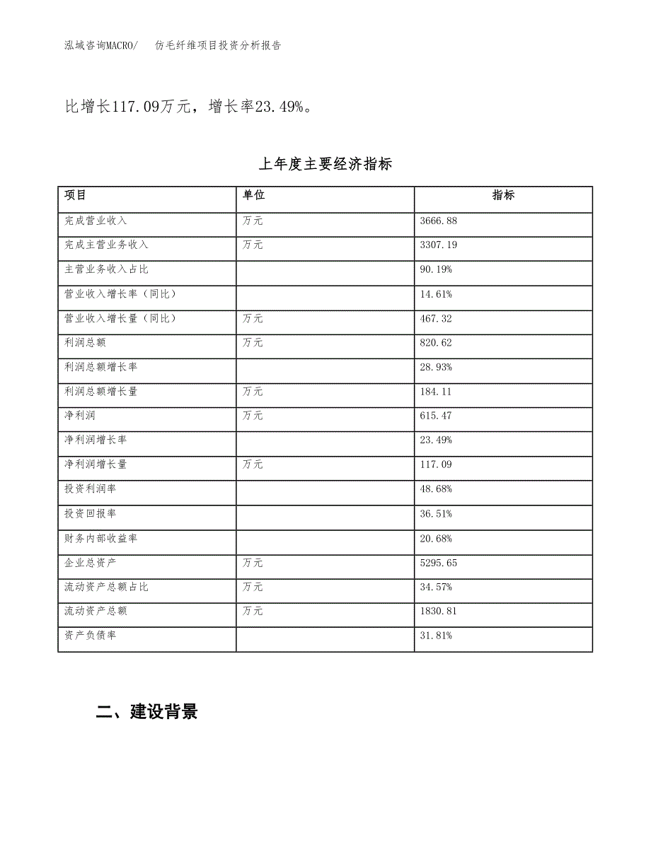 仿毛纤维项目投资分析报告（投融资报告）.docx_第3页