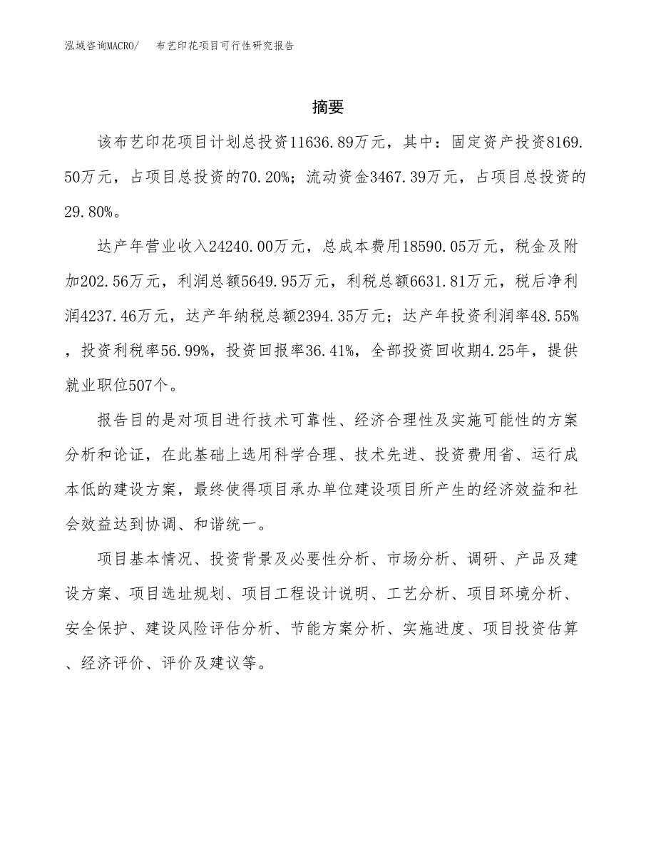 布艺印花项目可行性研究报告标准模板.docx_第2页