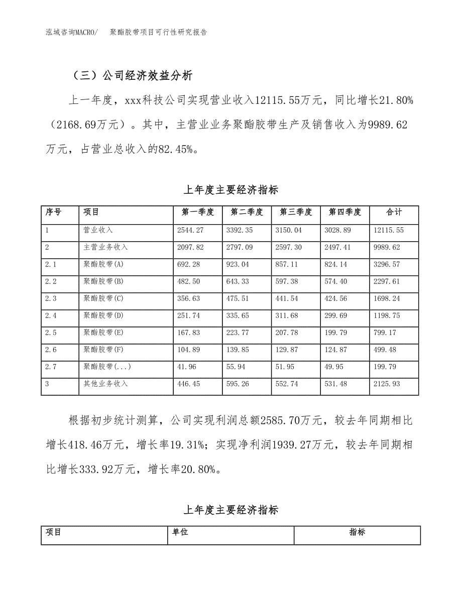 聚酯胶带项目可行性研究报告标准模板.docx_第5页