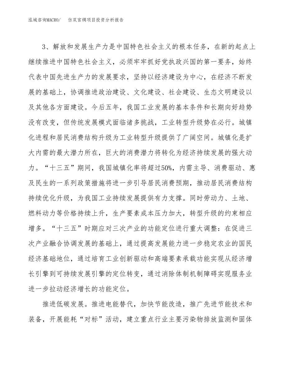 仿双宫绸项目投资分析报告（投融资报告）.docx_第5页