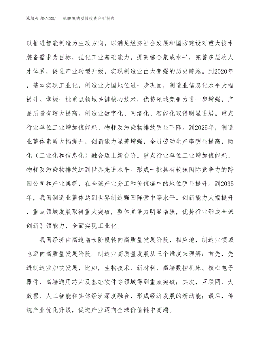 硫酸氢钠项目投资分析报告（投融资报告）.docx_第4页