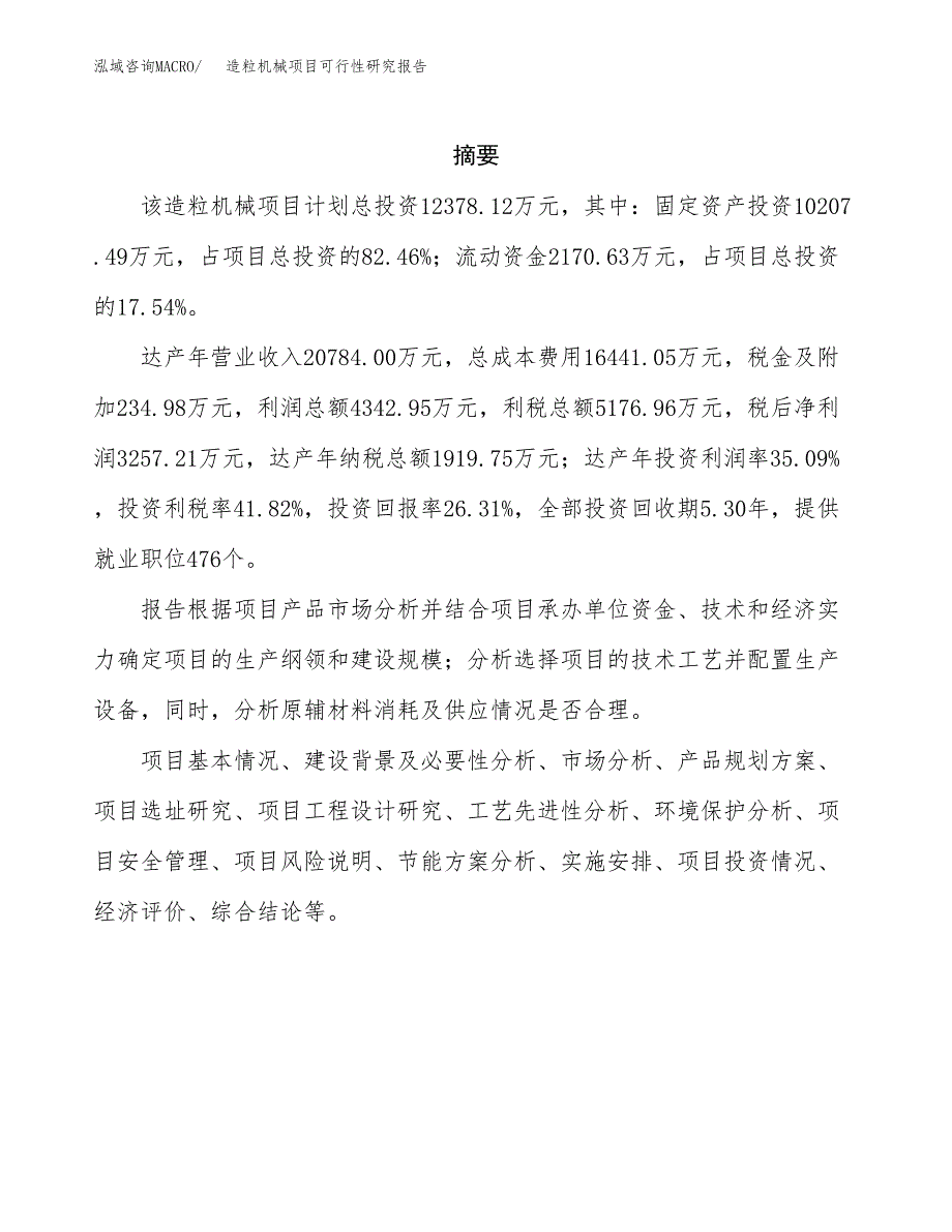 造粒机械项目可行性研究报告标准模板.docx_第2页