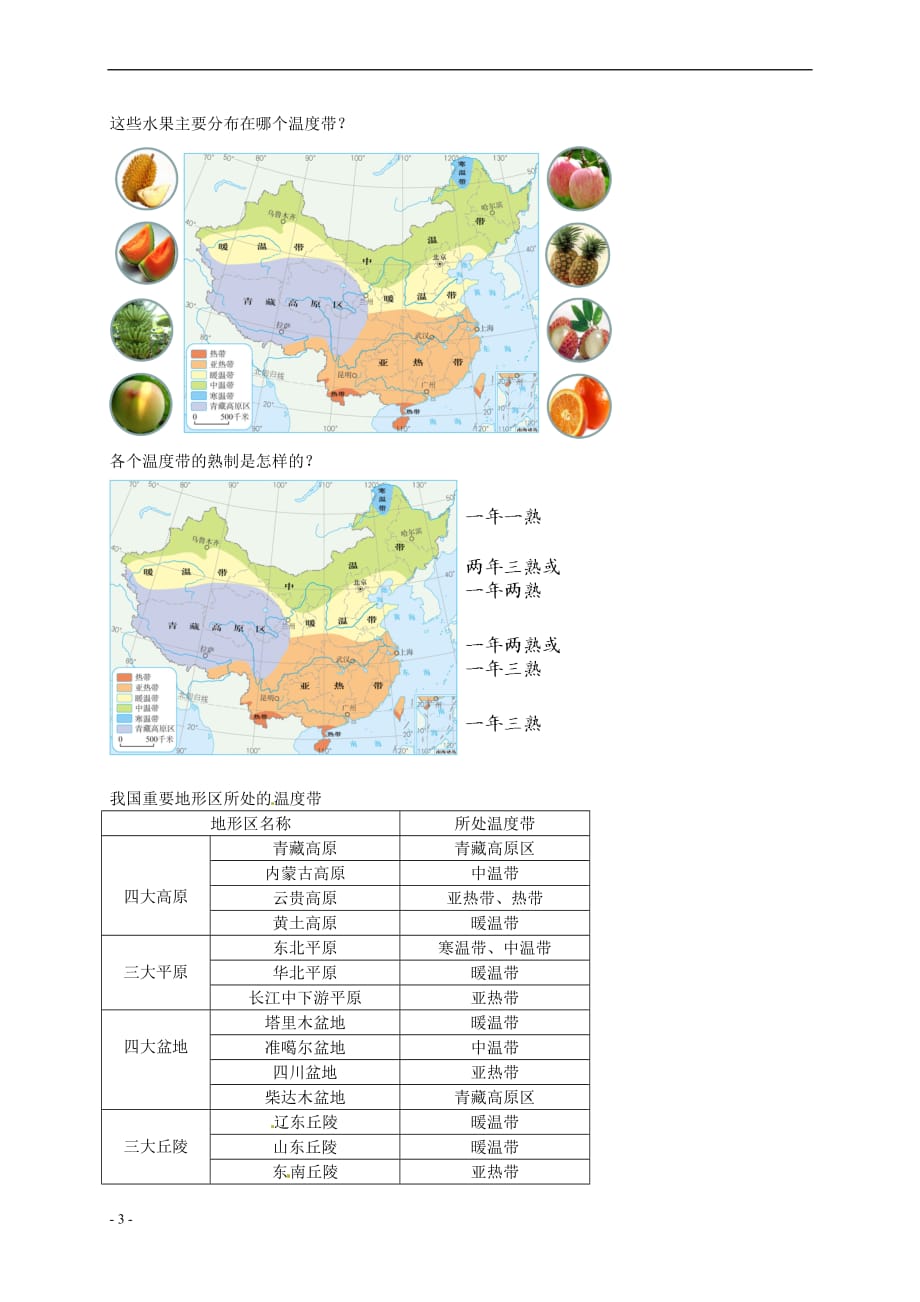 八年级地理上册第二章 第二节 中国的气候 中国的气温讲义 （新版）湘教版_第4页