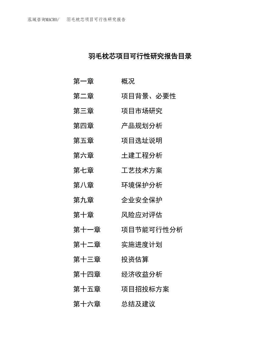 羽毛枕芯项目可行性研究报告标准模板.docx_第3页