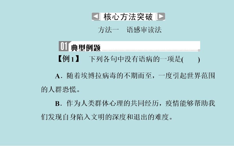 2018-2019年语文高中学业水平测试课件：专题五 语病_第3页