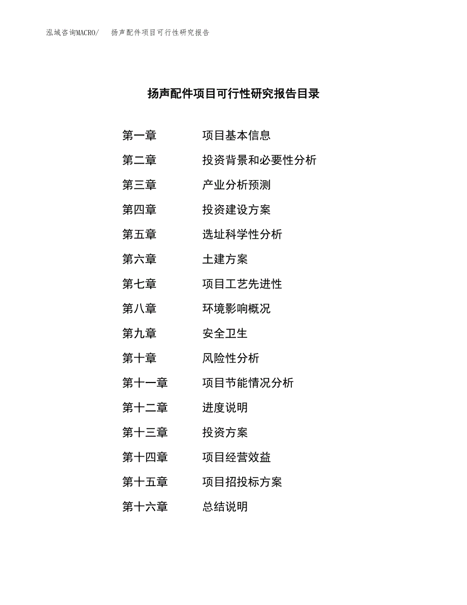 扬声配件项目可行性研究报告标准模板.docx_第3页